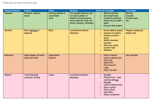 Neurochemicals - ready reference - Solutions